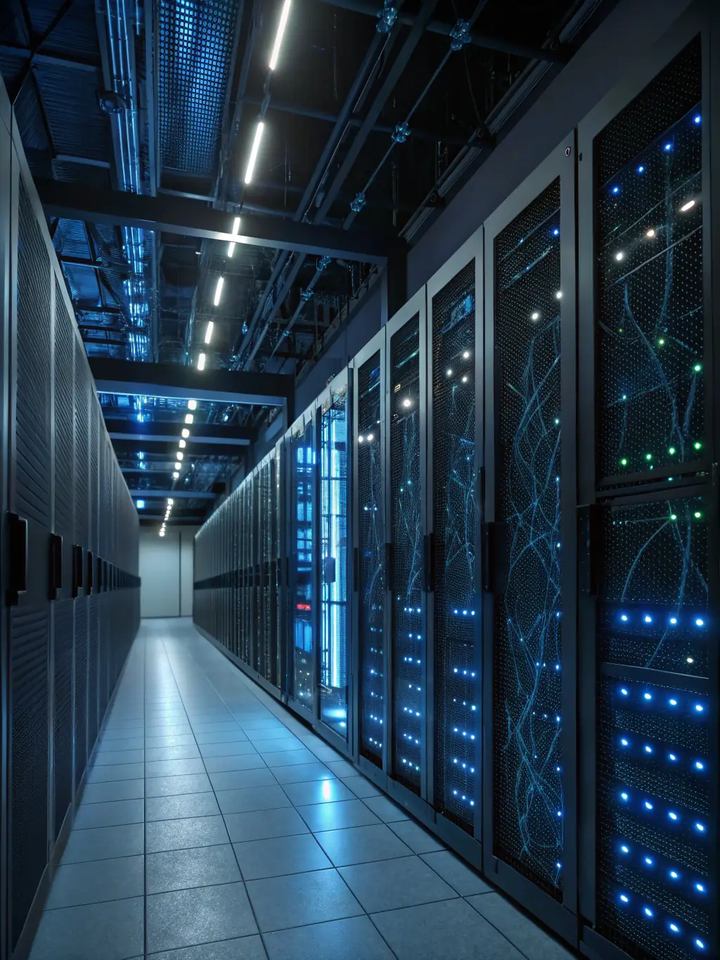 A secure cloud environment with data encryption and multi-layered security protocols.