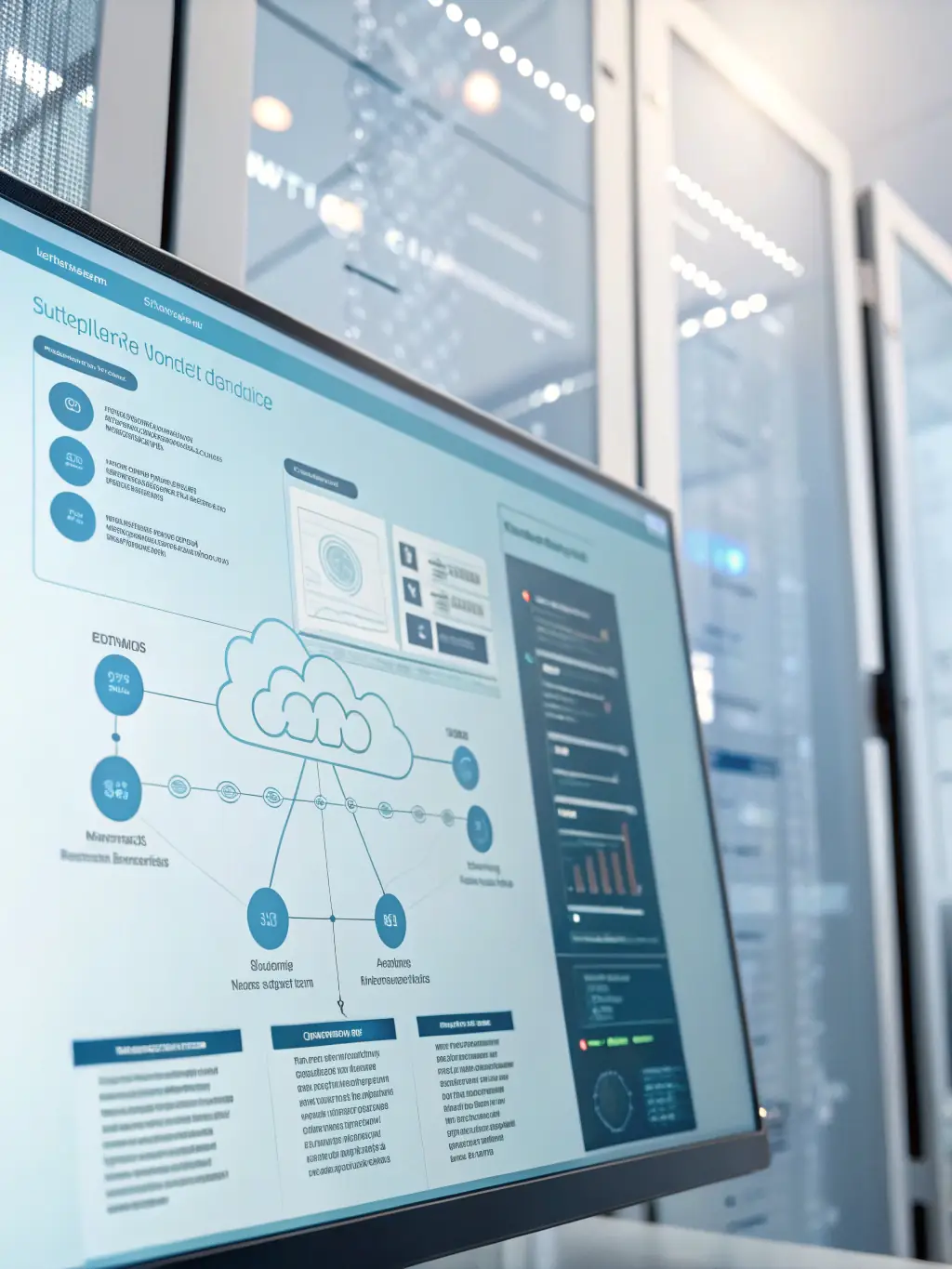 A visual representation of a software architecture being customized with various modules and integrations.