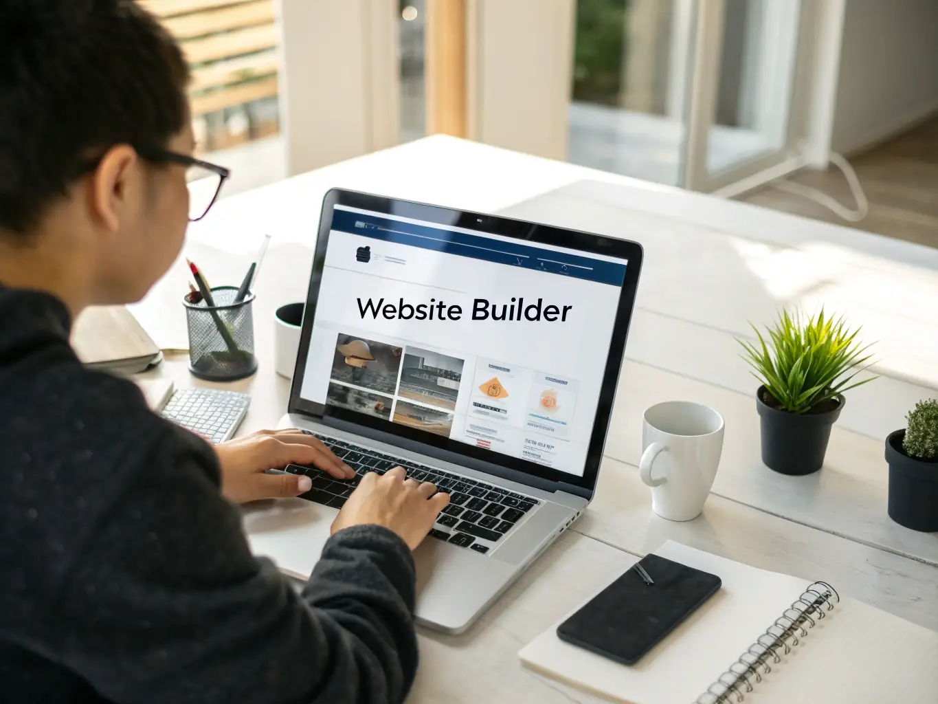 A dynamic image showcasing a user interacting with a call-to-action widget on a website, highlighting the ease of use and visual appeal of the widget.